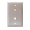 Legrand - On-Q TPTE2W 2 Telephone 4 Conductor 1g Tp Wall Plate view 1