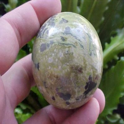 B6019 Gemqz Green Serpentine Sphere Large !!!