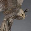 Artistic Solutions Falcon, Lost Wax Bronze Statue Sculpture by Jules Moigniez 26" H view 3