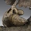Artistic Solutions Falcon, Lost Wax Bronze Statue Sculpture by Jules Moigniez 26" H view 4