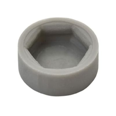 Focus Foodservice FPFC Caps, for Post Leveling feet, Plastic, Gray (4 per Pack)