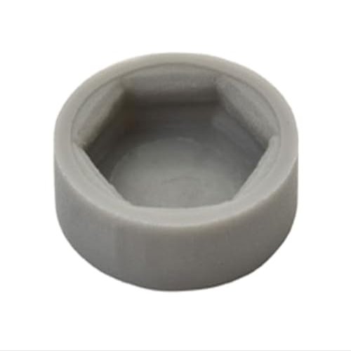 Focus Foodservice FPFC Caps, for Post Leveling feet, Plastic, Gray (4 per Pack)