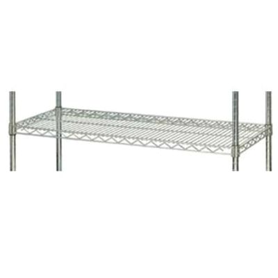 Focus Foodservice FF1248C, Chromate Wire Shelf, 12" X 48", Zinc Plated Steel for Display and Dry Storage, NSF Certified