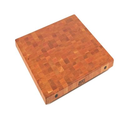 John Boos CHYBBIT2-3025 End Grain Butcher Block Island Top, 30 x 25 x 2.25, Cherry Wood