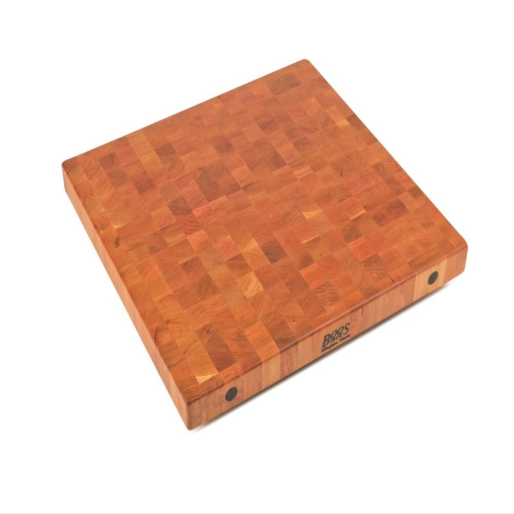 John Boos CHYBBIT2-3025 End Grain Butcher Block Island Top, 30 x 25 x 2.25, Cherry Wood