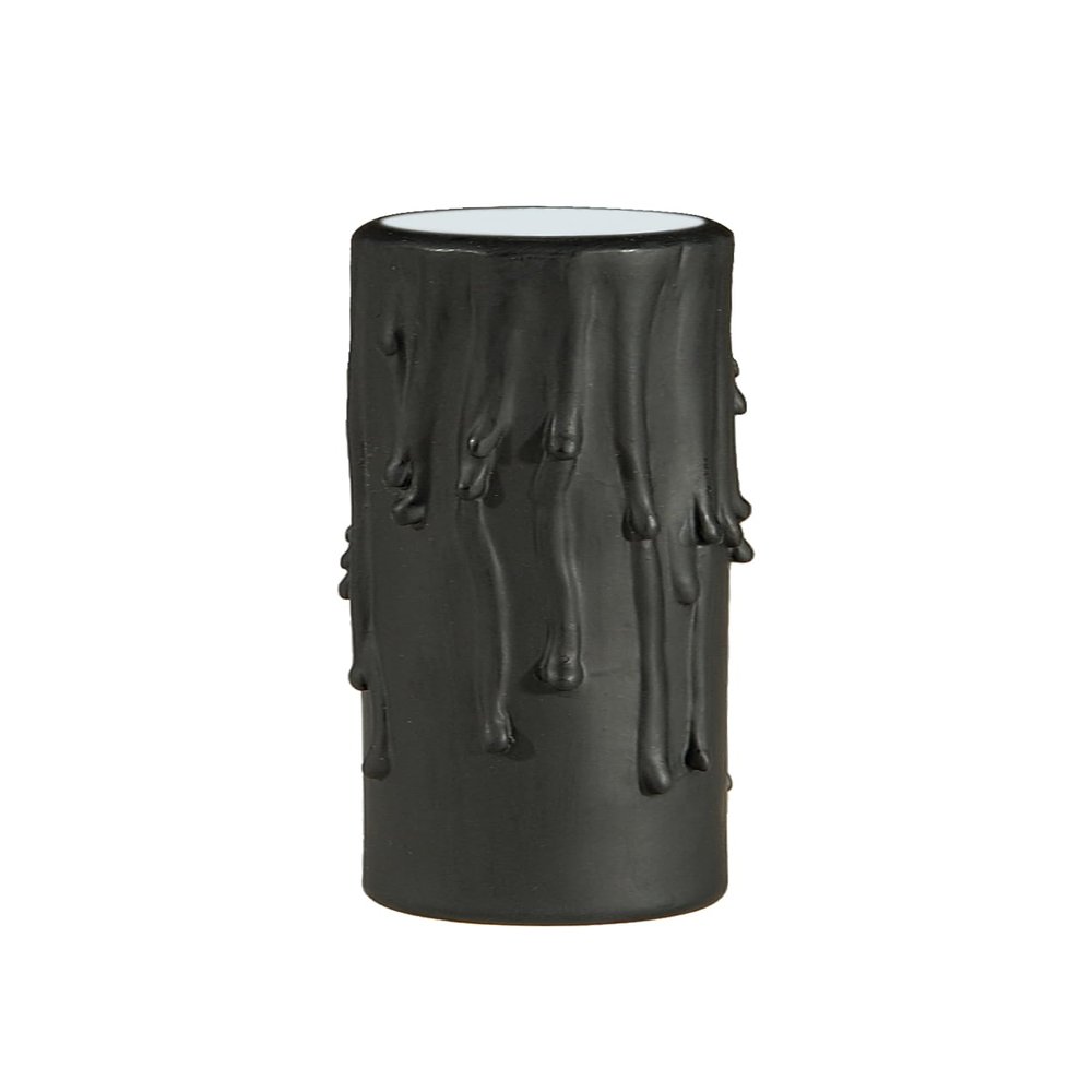 B&P Lamp 4" Black Polybeeswax Candle Covers, Fits Standard Sockets