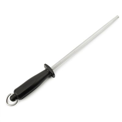 Arcos Carbon Steel Knife Sharpener, Manual Use, 250 mm, Durable Polypropylene Handle, Maintains Impeccable Edge, Chairas Series