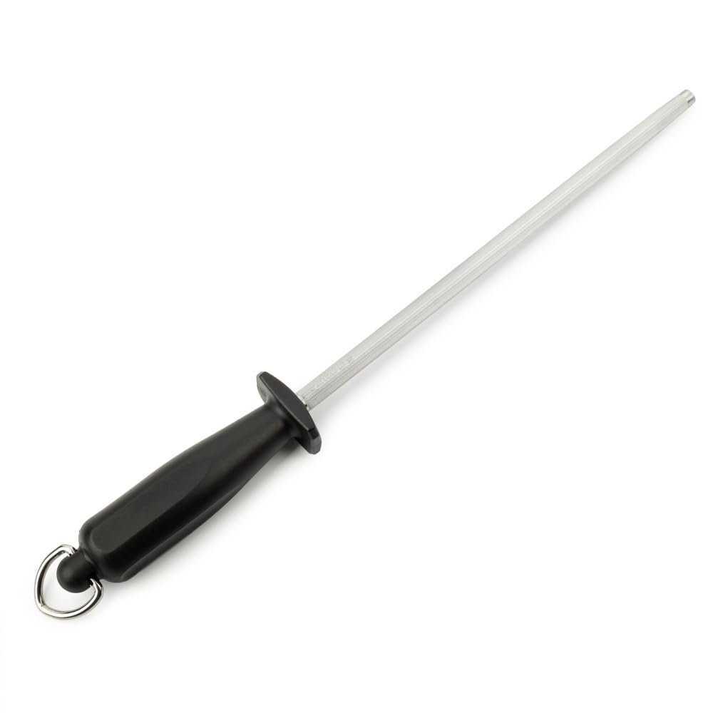 Arcos Carbon Steel Knife Sharpener, Manual Use, 250 mm, Durable Polypropylene Handle, Maintains Impeccable Edge, Chairas Series