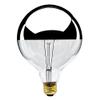 Bulbrite 712356 Pack of (4) 60 Watt Half Chrome Dimmable G40 Shaped Medium (E26) Base Incandesce, Half Chrome view 1