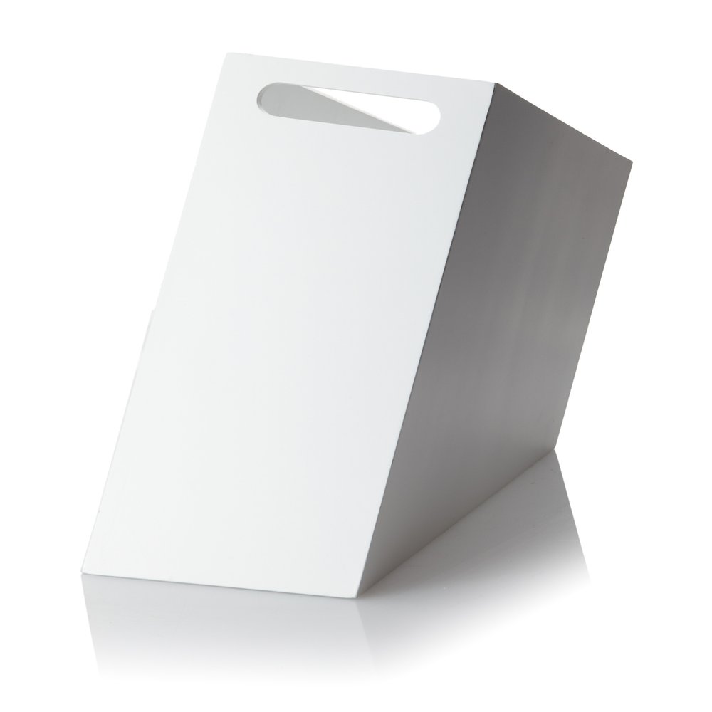 Philippi Box Magazine Rack, White