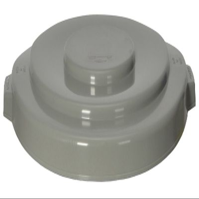 CMC 5501GY Grey Round Lid, 27-1/2" Diameter x 2-1/2" Height, for Huskee 55 Gallon Receptacle (Case of 3)