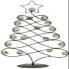 Red Co. 17.5" H Decorative Tabletop Display Christmas Tree Card & Photo Holder Rack in Black Finish view 1