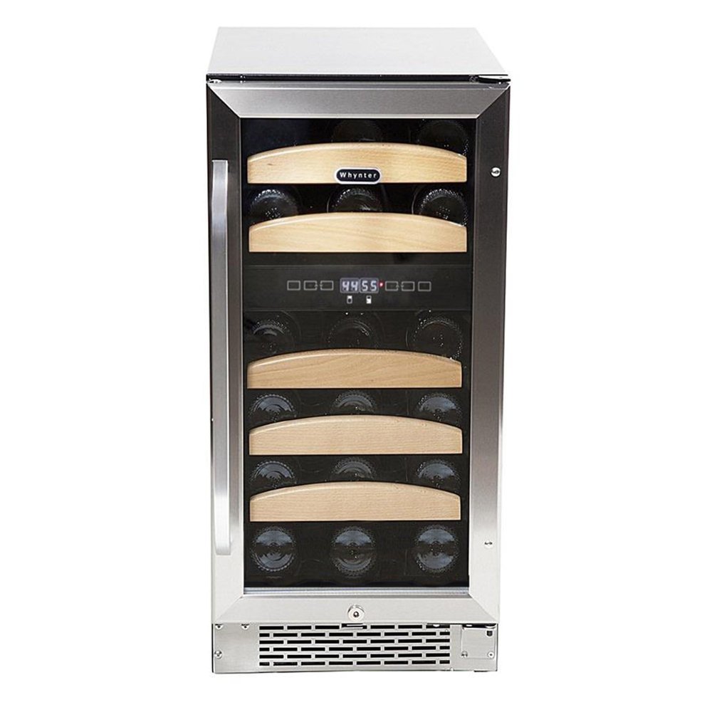 Whynter BWR-281DZ 28 Bottle Dual Temperature Zone Built-In Wine Refrigerator