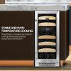 Whynter BWR-281DZ 28 Bottle Dual Temperature Zone Built-In Wine Refrigerator view 2