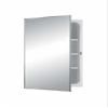 Jensen 468BC Basic Styleline Recessed Steel Medicine Cabinet, White view 1