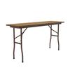 Correll Pc1860P-06 Solid Plywood Core Folding Tables - Fixed Height - Med Oak view 4