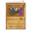 VictoryStore Jumbo Greeting Cards: Giant Anniversary Card (Shotgun Wedding Scene) 2 feet x 3 feet Card with Envelope view 2
