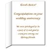 VictoryStore Jumbo Greeting Cards: Giant Anniversary Card (Shotgun Wedding Scene) 2 feet x 3 feet Card with Envelope view 3