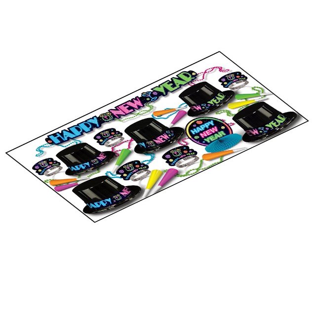 Beistle Neon Party Assortment For 10 People
