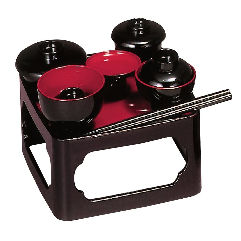  Nakamura Shoji Buddhist Zen 6.5 Inch Black (Vermilion)
