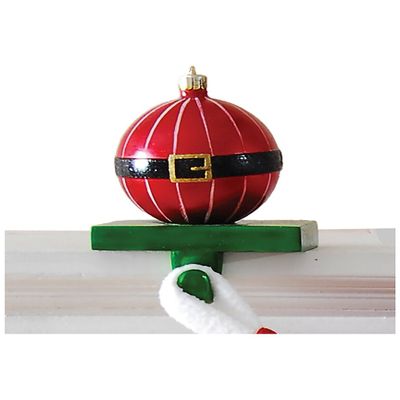 C&F Home Santa Ball Ornament Stocking Holder