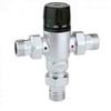 Caleffi 521503 Thermal Mixer 3/4 Inch with Check Valves at Input view 1