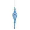 Glass Finial Ornament, Blue view 1
