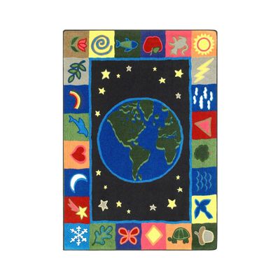 Joy Carpets EarthWorks Rug, Multi, 10'9" x 13'2"