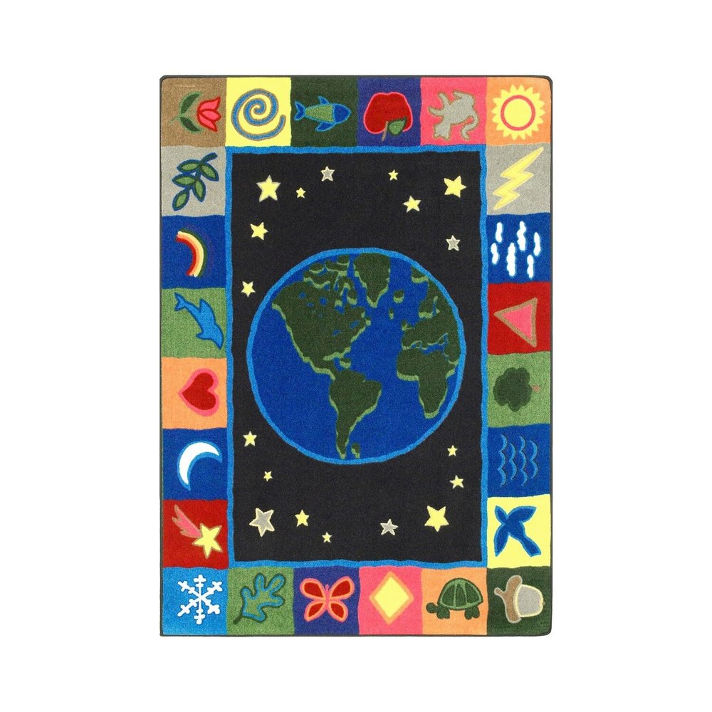 Joy Carpets EarthWorks Rug, Multi, 10'9" x 13'2"