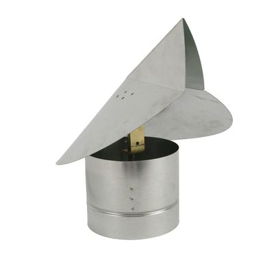 FAMCO Wind Directional Chimney Cap (Galvanized Steel, 7 Inch)
