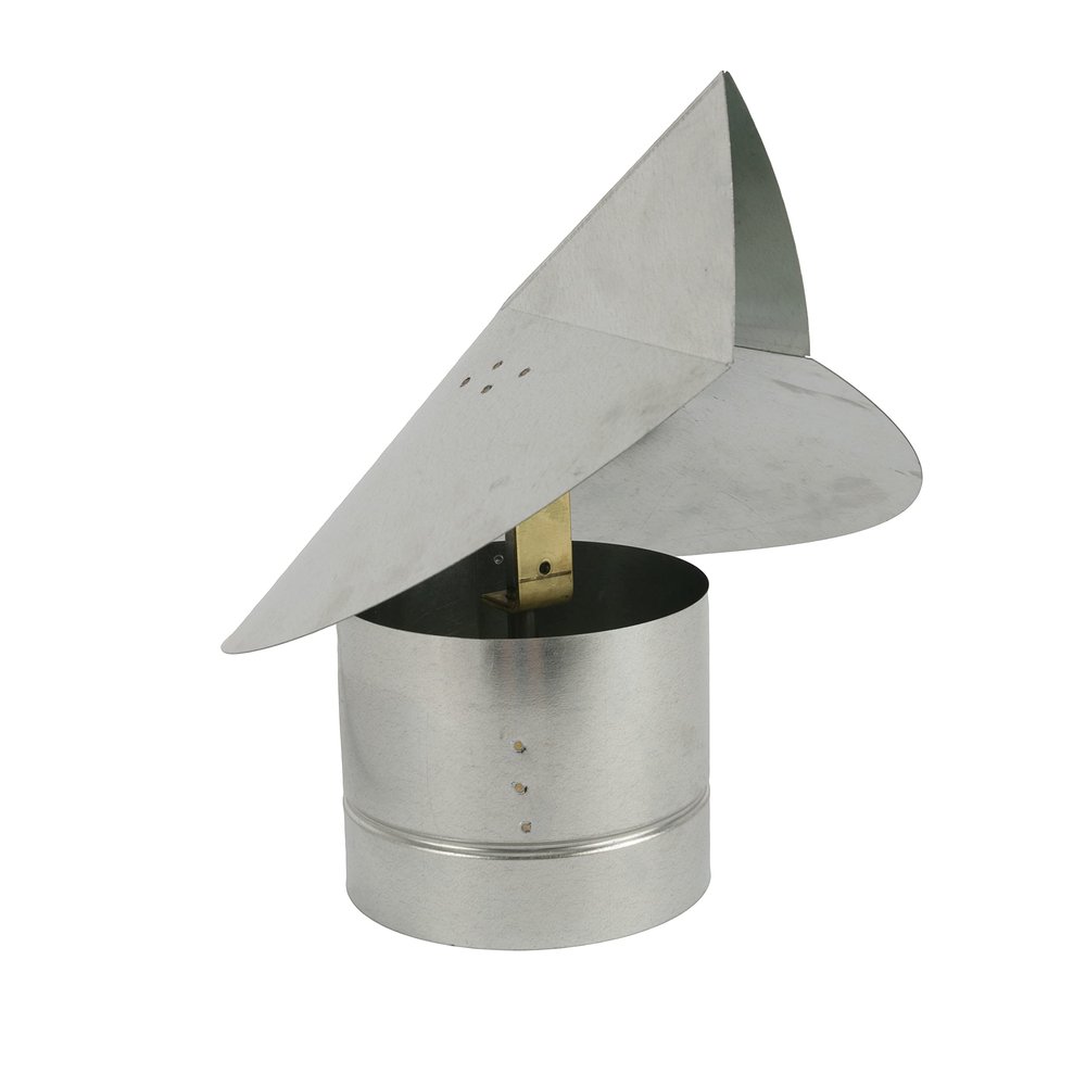 FAMCO Wind Directional Chimney Cap (Galvanized Steel, 5 Inch)