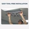 Teak Isle Adjustable 24x24 Drop Ceiling Vent Cover  Office, Commercial & Home HVAC Air Vent Deflector, Airflow Control Panel Register AC Diffuser | Easy Tool-Free Install, Durable ABS, Made in USA view 4