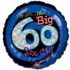 60th Birthday 18" Balloon 'Oh No...the BIG Six-oh' (Pack of 4) view 1