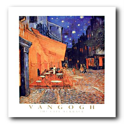 Impact Posters Gallery The Cafe Terrace At Night Vincent Van Gogh Wall Decor Art Print Poster (16x20)