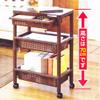 (Fudogiken) Fudo Giken WTW-3HS Wood Table Wagon, Brown view 4