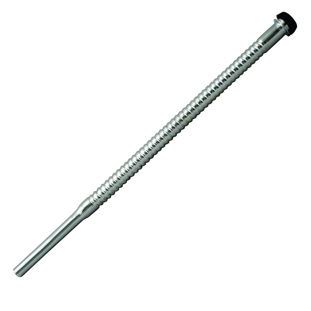 Westbrass D113-26 3/8" x 12" Corrugated Riser for Faucet and Toilet, Polished Chrome