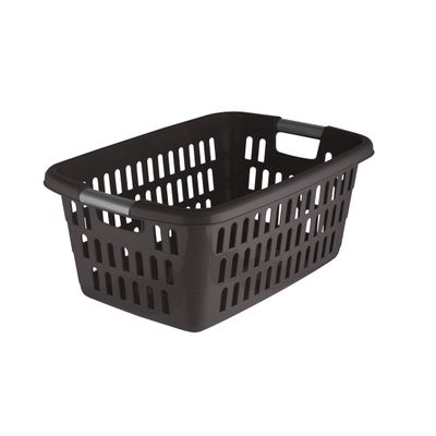 Axentia Plastic Laundry Basket, Multi-Colour, 61 x 41 x 25 cm