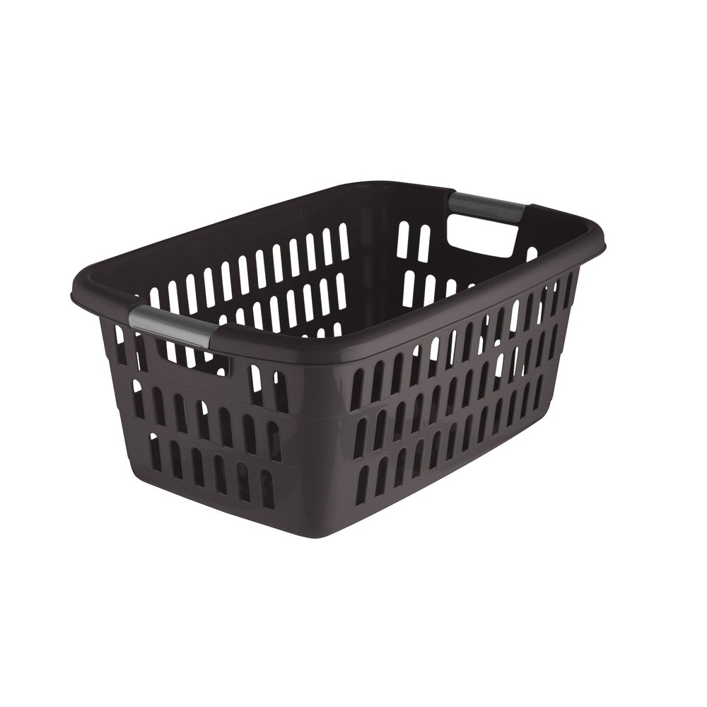 Axentia Plastic Laundry Basket, Multi-Colour, 61 x 41 x 25 cm