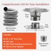 Fireside Chimney Supply Basic Flexible Chimney Liner Kit - 6 Inch x 25 Feet view 4
