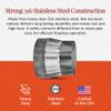 Fireside Chimney Supply Increaser/Reducer | 316 Stainless Steel Chimney Adapter | Flex Liner Transition Connector | Stove Pipe Reducer | Heavy-Duty 7 Inch to 5 Inch Fitting view 3