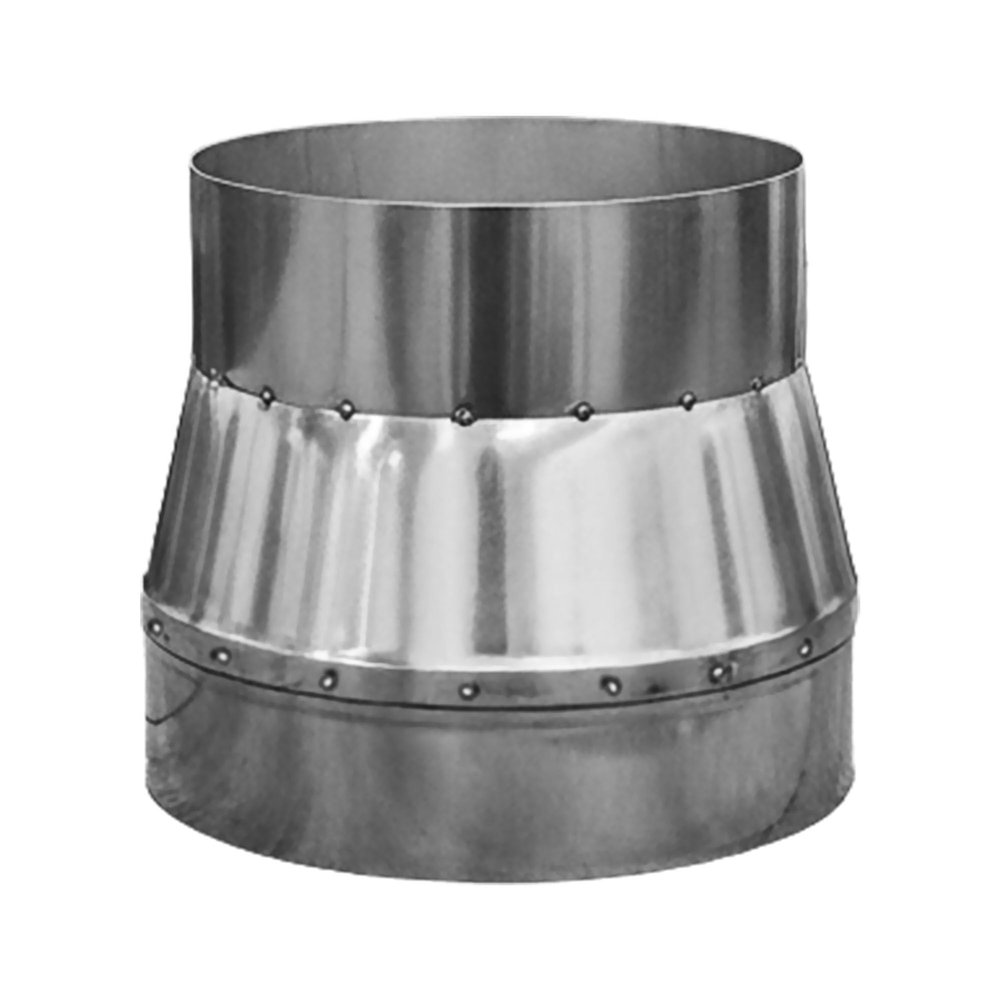 Fireside Chimney Supply Increaser/Reducer | 316 Stainless Steel Chimney Adapter | Flex Liner Transition Connector | Stove Pipe Reducer | Heavy-Duty 7 Inch to 6 Inch Fitting