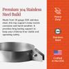 Fireside Chimney Supply Top Support Clamp | 304 Stainless Steel Chimney Liner Clamp | 18 Gauge Rigid Liner Support | Fireplace Chimney Pipe Attachment | Heavy-Duty 4 Inch view 3