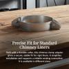 Fireside Chimney Supply Top Support Clamp | 304 Stainless Steel Chimney Liner Clamp | 18 Gauge Rigid Liner Support | Fireplace Chimney Pipe Attachment | Heavy-Duty 4 Inch view 4