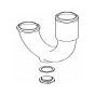 Kohler 1020582-CP Polished Chrome Replacement Assembly, P-Trap