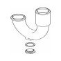 Kohler 1020582-CP Polished Chrome Replacement Assembly, P-Trap