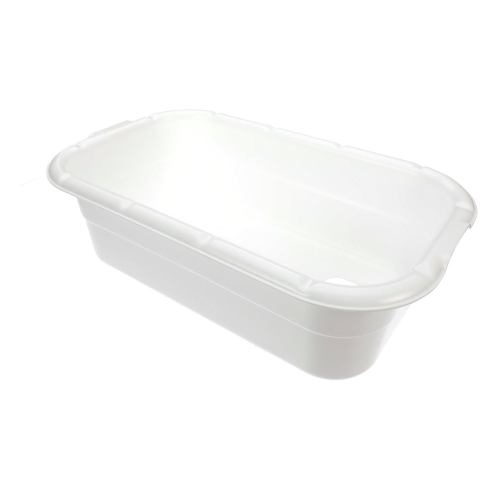 Ayr King B302 White Plastic Lug with Hole, 7.75" Deep