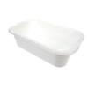 Ayr King B302 White Plastic Lug with Hole, 7.75" Deep view 1