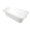 Ayr King B302 White Plastic Lug with Hole, 7.75" Deep view 3