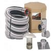 Chim Caps Forever Vent Single-Ply Flexible Chimney Liner Kit - 316-L Stainless Steel - Heavy-Duty Made in The USA - 5in x 25ft view 1