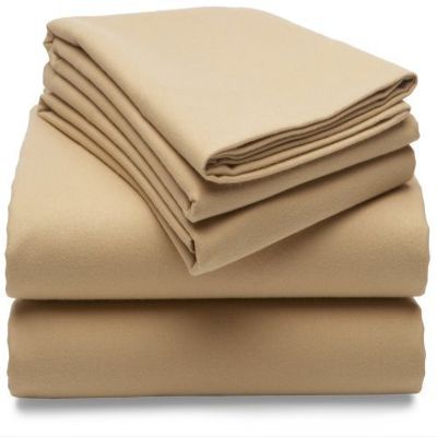 1000 THREAD COUNT SOLID IVORY QUEEN SIZE 100% EGYPTIAN COTTON SHEETS. ITEM#S